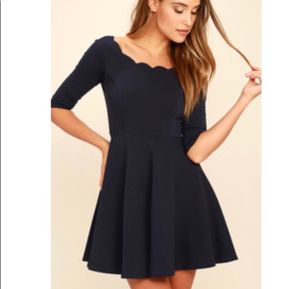 Lulu’s Scalloped Dress